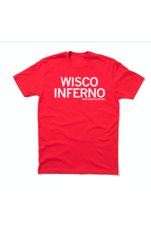Wisco Inferno Red Tee